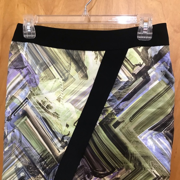 Ted Baker Parquet Geo Print Skirt Black TB Size 1 US 2-4 XS - Picture 3 of 10